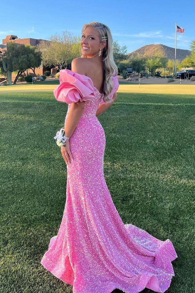 Sweetheart Sequin Gown