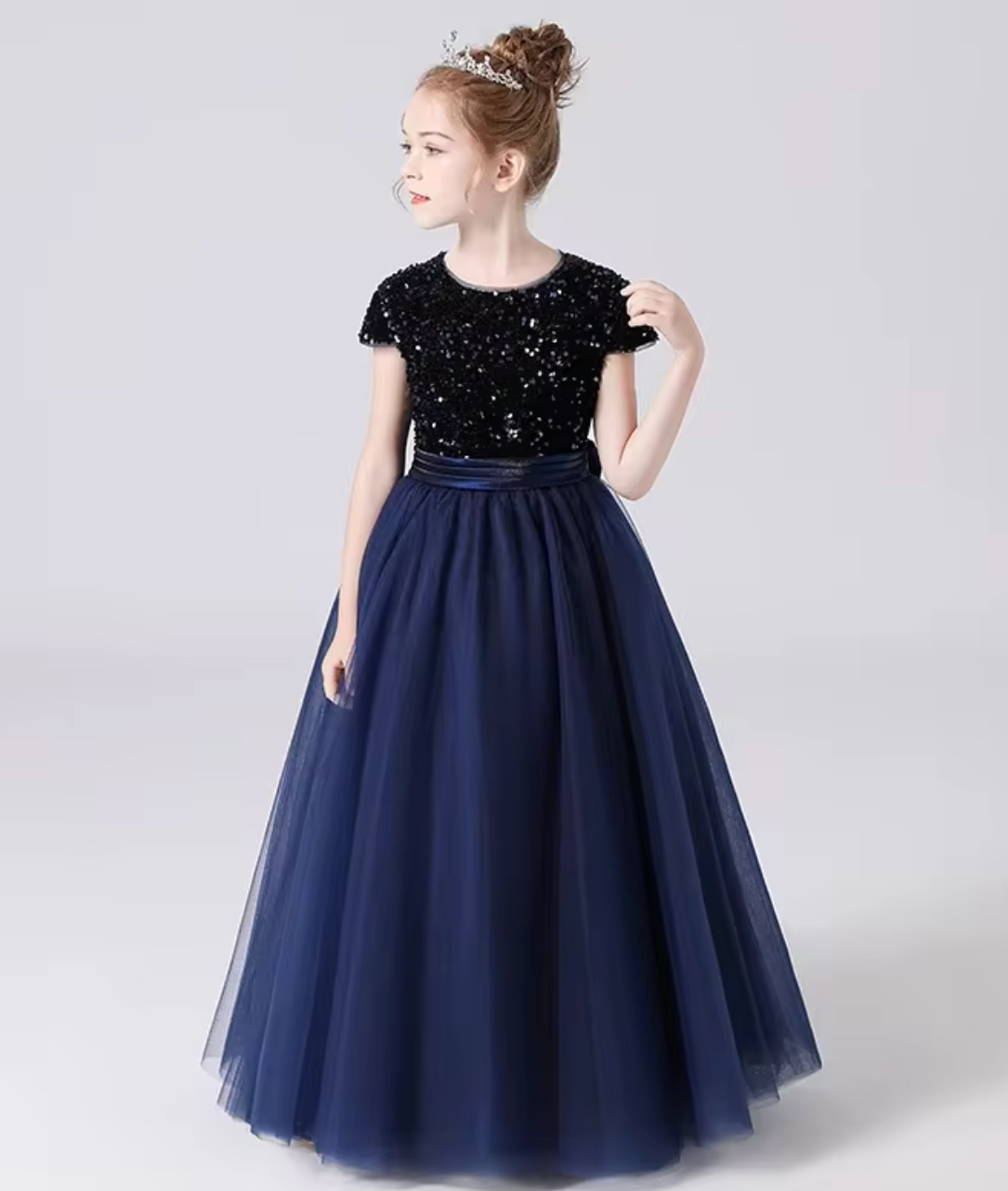 Sparkle Tulle Flower Girl Dress