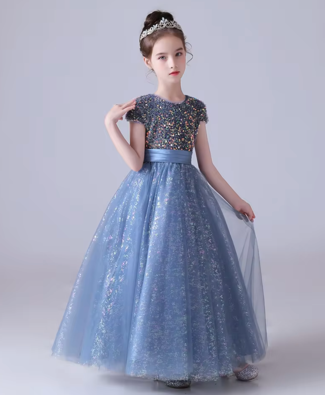 Sparkle Tulle Flower Girl Dress