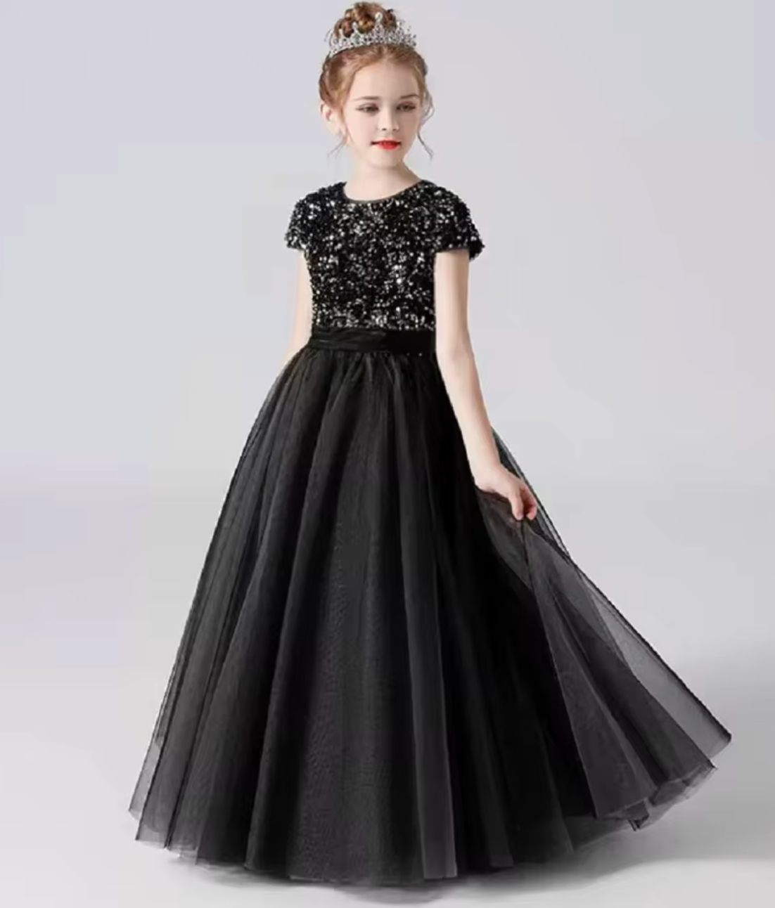 Sparkle Tulle Flower Girl Dress