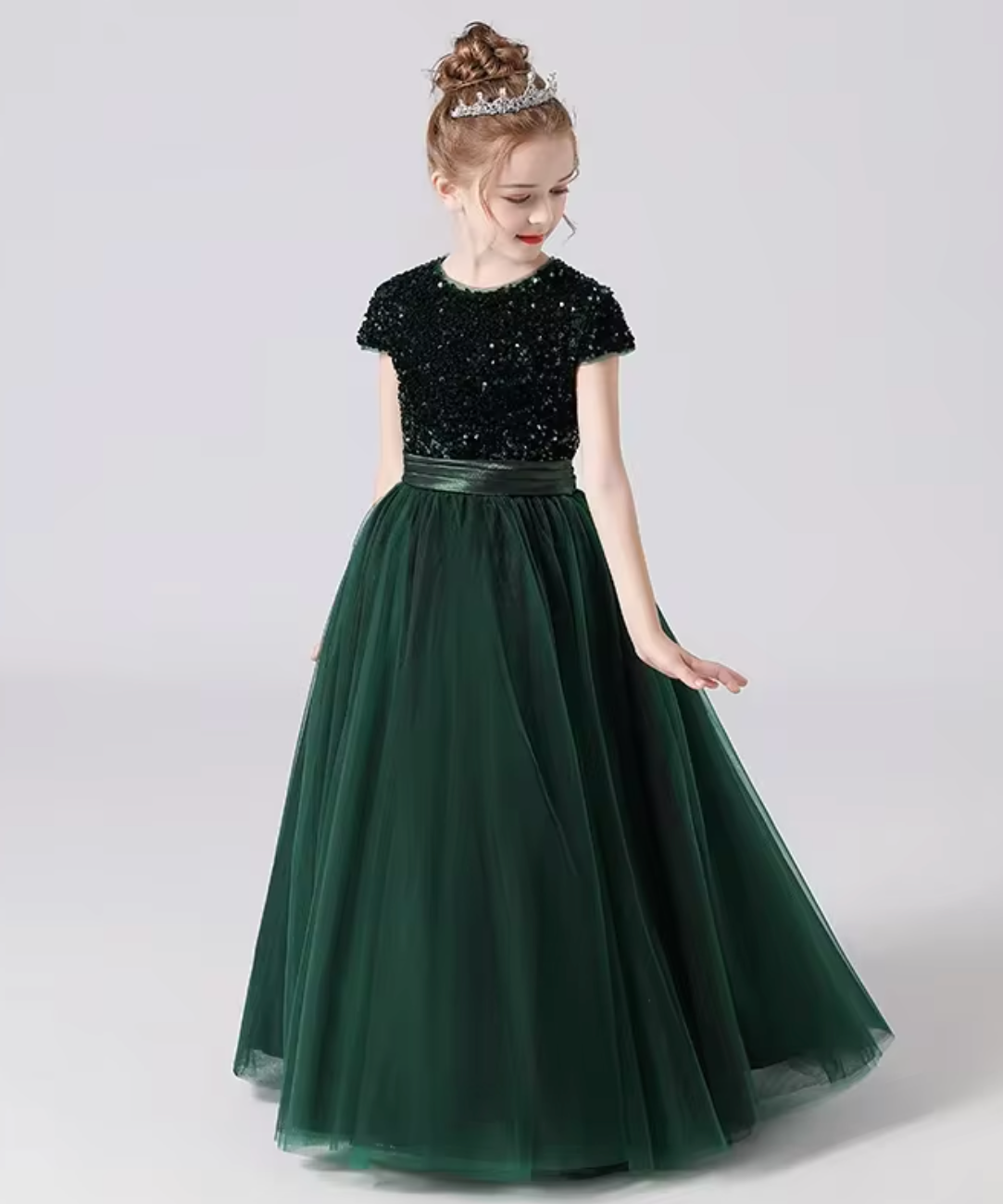 Sparkle Tulle Flower Girl Dress