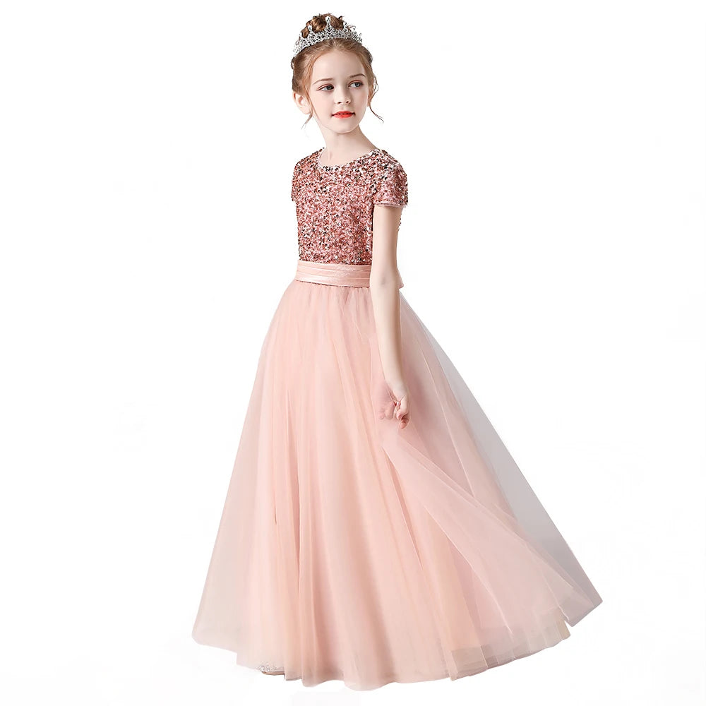 Sparkle Tulle Flower Girl Dress